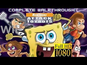 Longplay of Nicktoons Attack of the Toybots (Wii, 2007)-Complete Walkthrough in HD