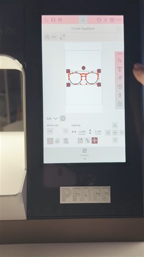 3.3K views · 35 reactions | Learn more about Create Applique as you continue designing your Bright Side project right on the screen of your machine with Ambassador Nadine (@Embroidery_MOM). | Pfaff North America | Facebook