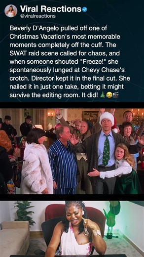 Beverly D'Angelo pulled off one of Christmas Vacation's most memorable moments completely
