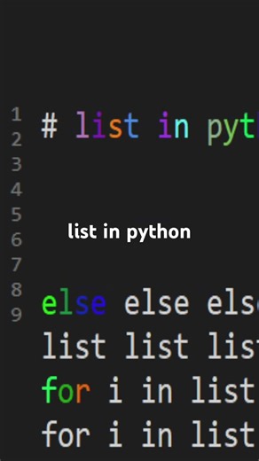 List in Python