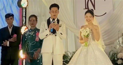 Chinese groom’s vow mistranslation sparks laughter at Vietnam wedding