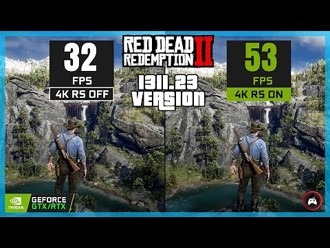 Red Dead Redemption 2 : 4K (Resolution Scale ON vs OFF)