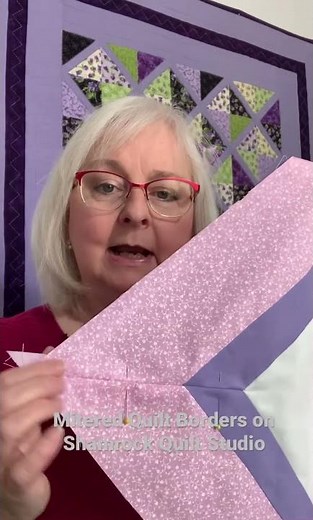 Mitered Quilt Borders from Shamrock Quilt Studio