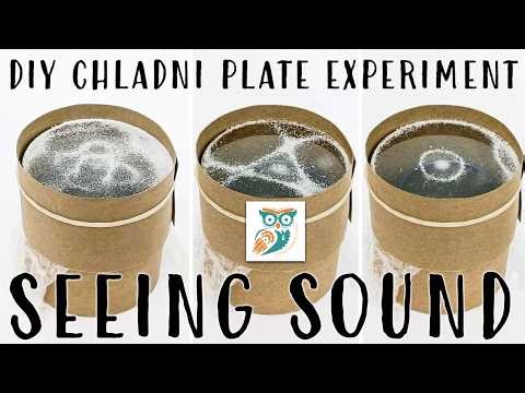 DIY Chladni Plate Experiment | See Sound Waves in Action!