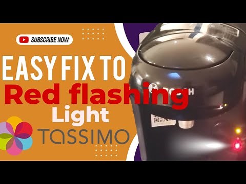Descale Your Tassimo Coffee Machine and stop the Red Flashing Light