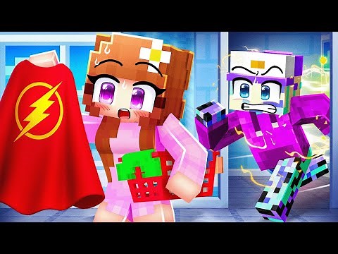 Dash is SECRETLY a SUPERHERO in Minecraft!