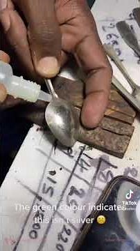 Testing for silver with nitric acid |silver test | how to test for real silver