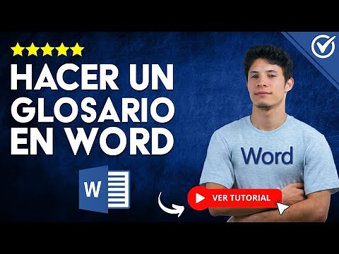 ¿Cómo hacer un GLOSARIO en Word? - 📝 Recopila tus Definiciones 📝