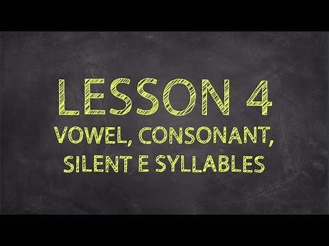 Sound It Out Episode #4 - Vowel, Consonant, Silent E Syllables