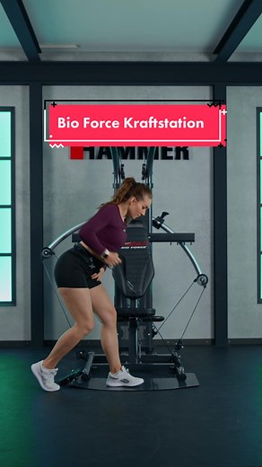 Darum ist die Bio Force die perfekte Kraftstation für zu Hause 🔥 ✅ Passt in jede Wohnung ✅ Mehr als 100 Übungsmöglichkeiten ✅ Robuste Kabelzüge ✅ keine Zusatzgewichte notwendig Die Basic Version der Bio Force gibt es bereits ab 999€. Schnell sein lohnt sich - aktuell gibt es das Zubehör-Set im Wert von 169€ gratis on top 🤯. #krafttraining #kraftstation #homegym #fitness