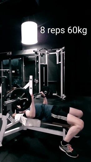 Bench Press Strength Test – 8 Reps @ 60 KG & 3 Reps @ 70 KG