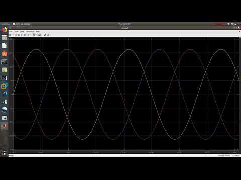Three phase AC DC converter on Simulink matlab