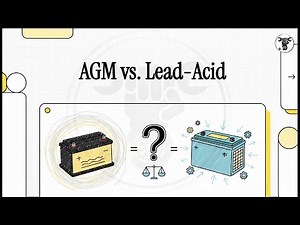 ➤ Battery Chemistry – Lead-Acid vs AGM (Absorbent Glass Mat)