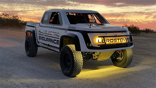 Lordstown Motors Endurance race truck hits the dirt in reveal video