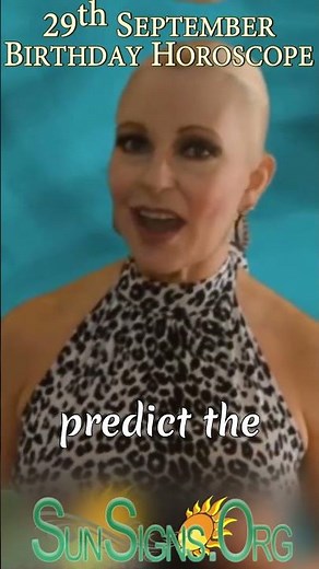 29th September Birthday Horoscope ♎️ Born On September 29 - Happy Birthday | SunSigns.Org | #shorts