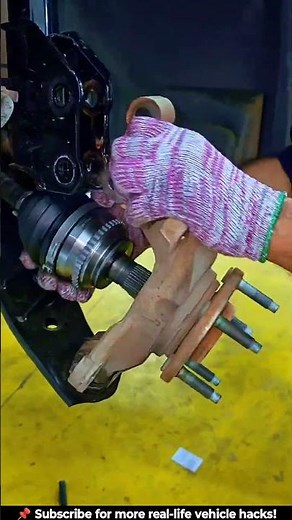 Ford Taurus install new front CV joint shaft #auto#DIY #mechanic#USA