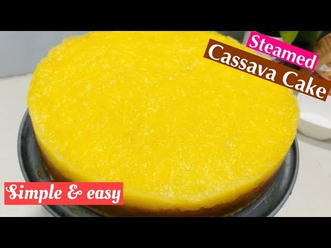Steamed layered tapioca kuih cassava cake 蒸木薯糕 | No eggs No colouring Only natural ingredients!