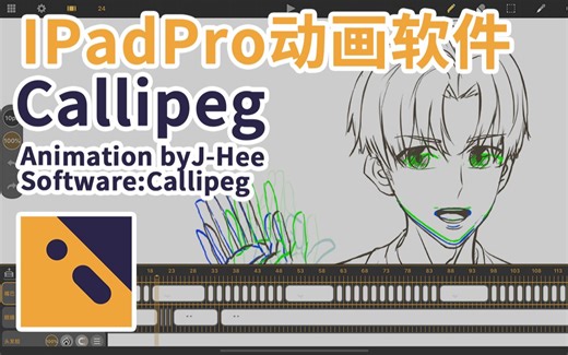 【J-Hee】Callipeg与roughanimator动画软件对比与购买建议iPadPro动画教程