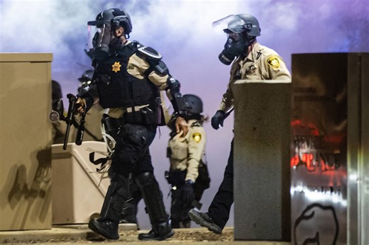 Lawsuit: Metro officers fired pepper balls at protester who criticized police