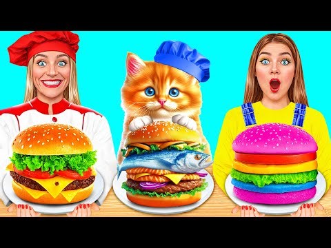 Me vs Grandma Cooking Challenge with Cat | Funny Challenges by Trend DO