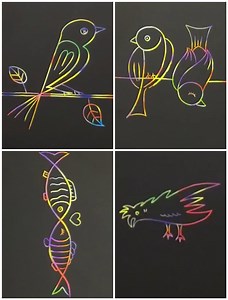 Learn How to Easily Draw a Bird & Fish Drawing with This Video Tutorial | Kidpid