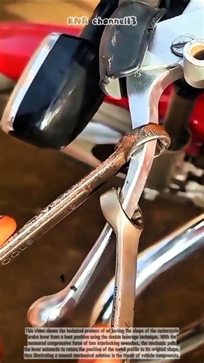 Motorcycle Brake Lever Angle Adjustment Process#shorts #satisfying #welding #working