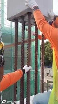 Foundation Rebar Anchored into Precast Column Holes