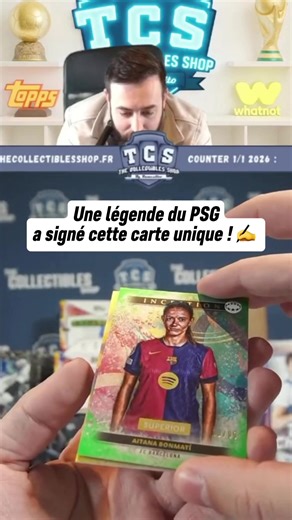 C’était la première de l’année 2026 ! One of One Autograph @Topps Inception - Georges Weah - AC Milan 1/1 L’année commence en fanfare 💥 Boxbreak Inception #sportscards #topps #soccercards #footballcards #psg