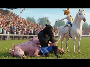 Heartbroken Skinny Cat Gets Unicorn Racing Championship - Most Emotional Transformation Ever!