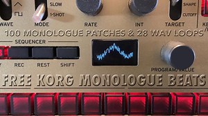 Korg Monologue Free Patches and Loops