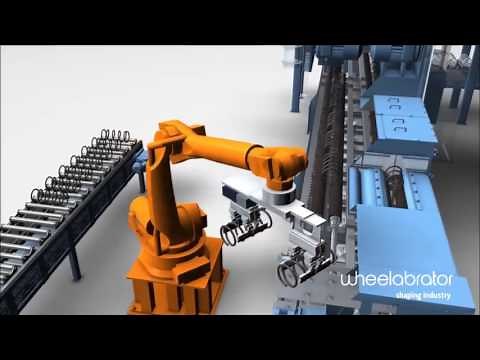 Wheelabrator RDS Spring Peening Machine