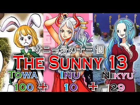 These are the final Straw Hats and their Devil Fruits, I can prove it.- サニー号の十三個 The Sunny 13 Theory