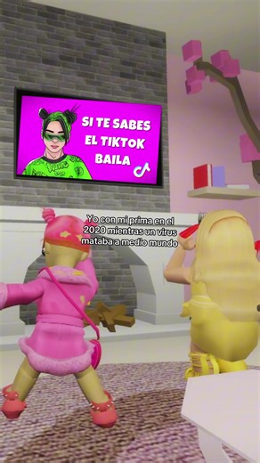 Yo y mi prima en 2020 mientras el virus