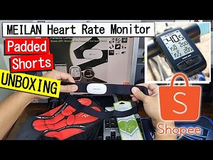 Meilan Heart Rate Monitor Giyo M4 Bicycle Computer and Arsuxeo Padded Shorts Shopee