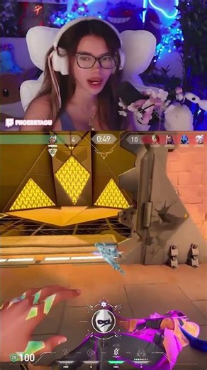 she really did the "shocked face" meme