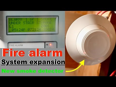 Home Fire Alarm System Expansion. Adding An Addressable Smoke Detector to Notifier NFS-320C