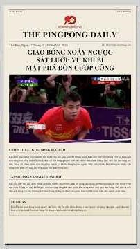 🏓 Giao Bóng Xoáy Ngược Sát Lưới - Chiến Thuật Phá Đòn Cướp Công Hiệu Quả #Shorts