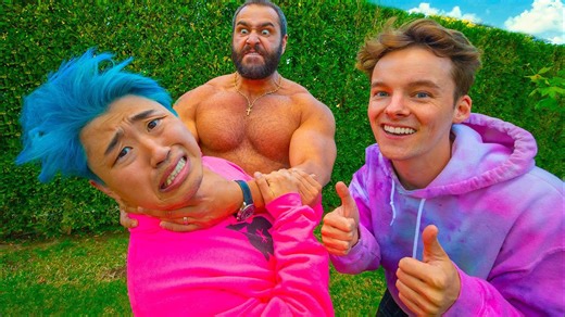 I hired a professional wrestler to beat up my friends