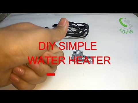 How to make DIY simple water heater at home (Just an experiment)