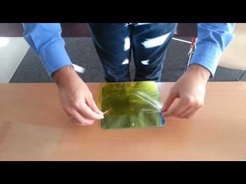 Applying Kapton Foil Without Bubbles - The Wet Method