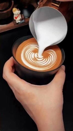 27-Second Latte Art Tutorial: Watch This Perfect Pour! #latteart #coffeeart #baristaskills