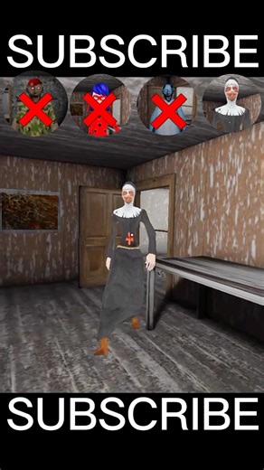 Granny, Ladybug, Evil Nun Vs Player Trolling 🔥🤖#granny #shorts #trending #shortsfeed