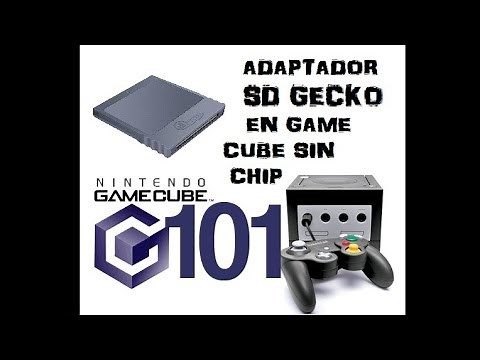 Usando un adaptador SD GECKO en Game Cube sin chip