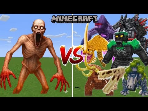 SCP 096 VS KAIJU CRAFT MOBS !!