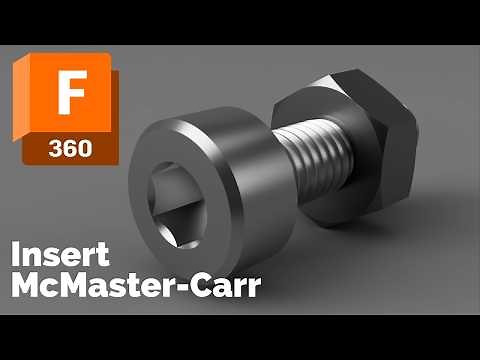 Insert McMaster-Carr Component Fusion 360