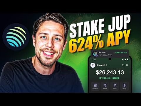 624% APY Jupiter Staking 🚀 How to Stake JUP on Jupiter
