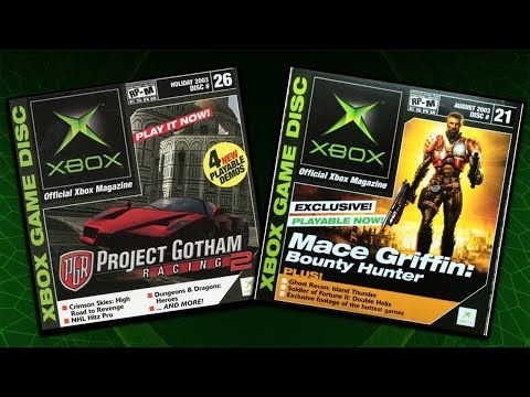Playing Official Xbox Magazine Demo Discs