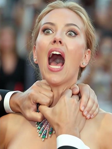 Scarlett Johansson strangled ai #scarlettjohanssonedit #scarlettjohanssonstrangle #stranglewomen