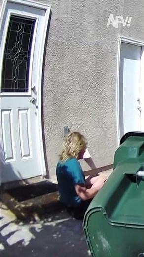 Trash day was a trash day 😣 #afv #fail #funnyvideos #shorts