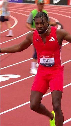 Last year, Noah Lyles ran 19.63 to capture his fifth #USATFOutdoors 200m title 😮‍💨🔥 #track #race